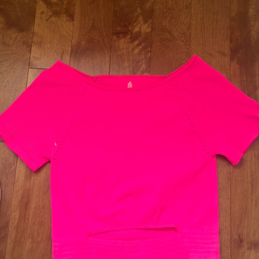 Hot pink t shirt